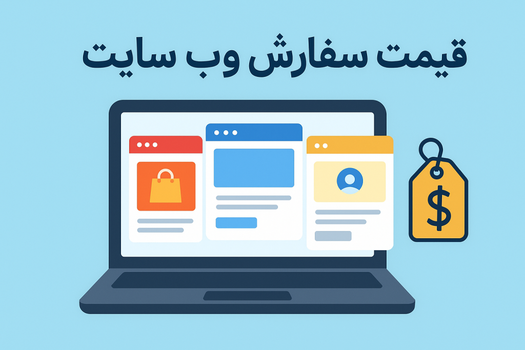 قیمت سفارش وب سایت