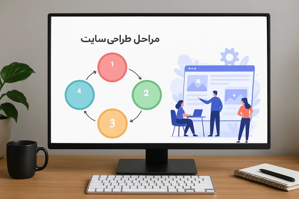 مراحل طراحی سایت