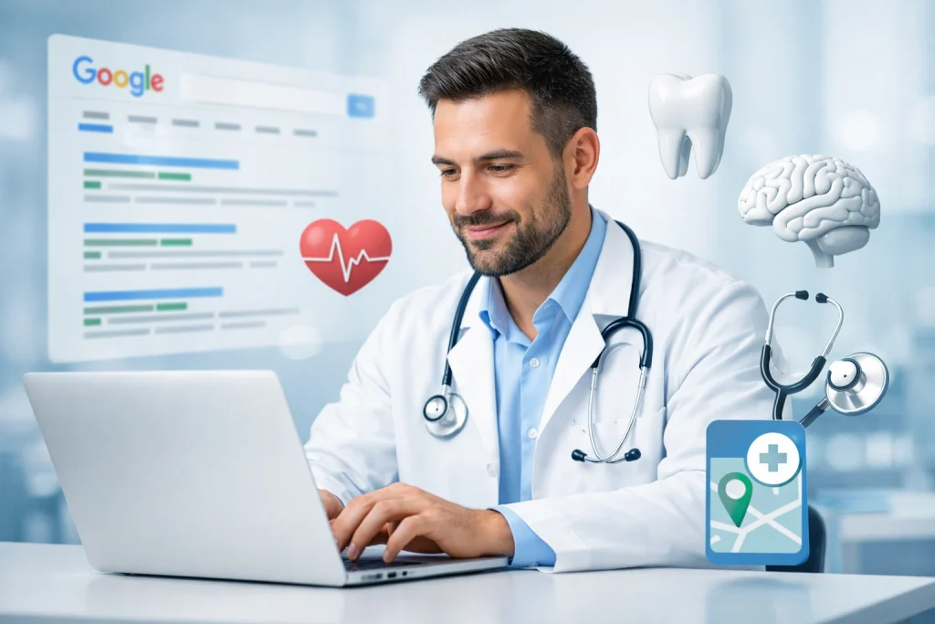 خدمات سئو پزشکی سفارش سئو پزشکی
